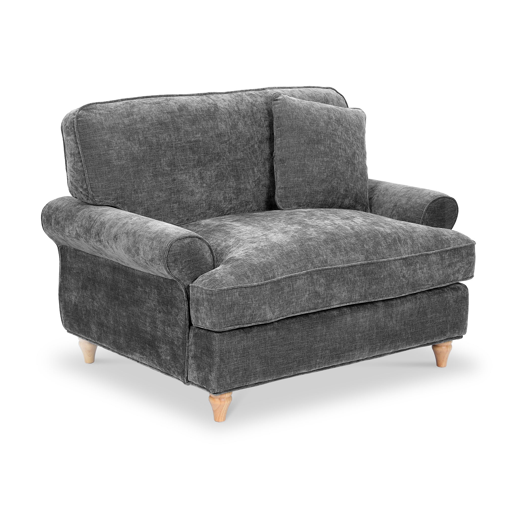 Alfie Snuggle Chair Charcoal from Roseland Furniture
