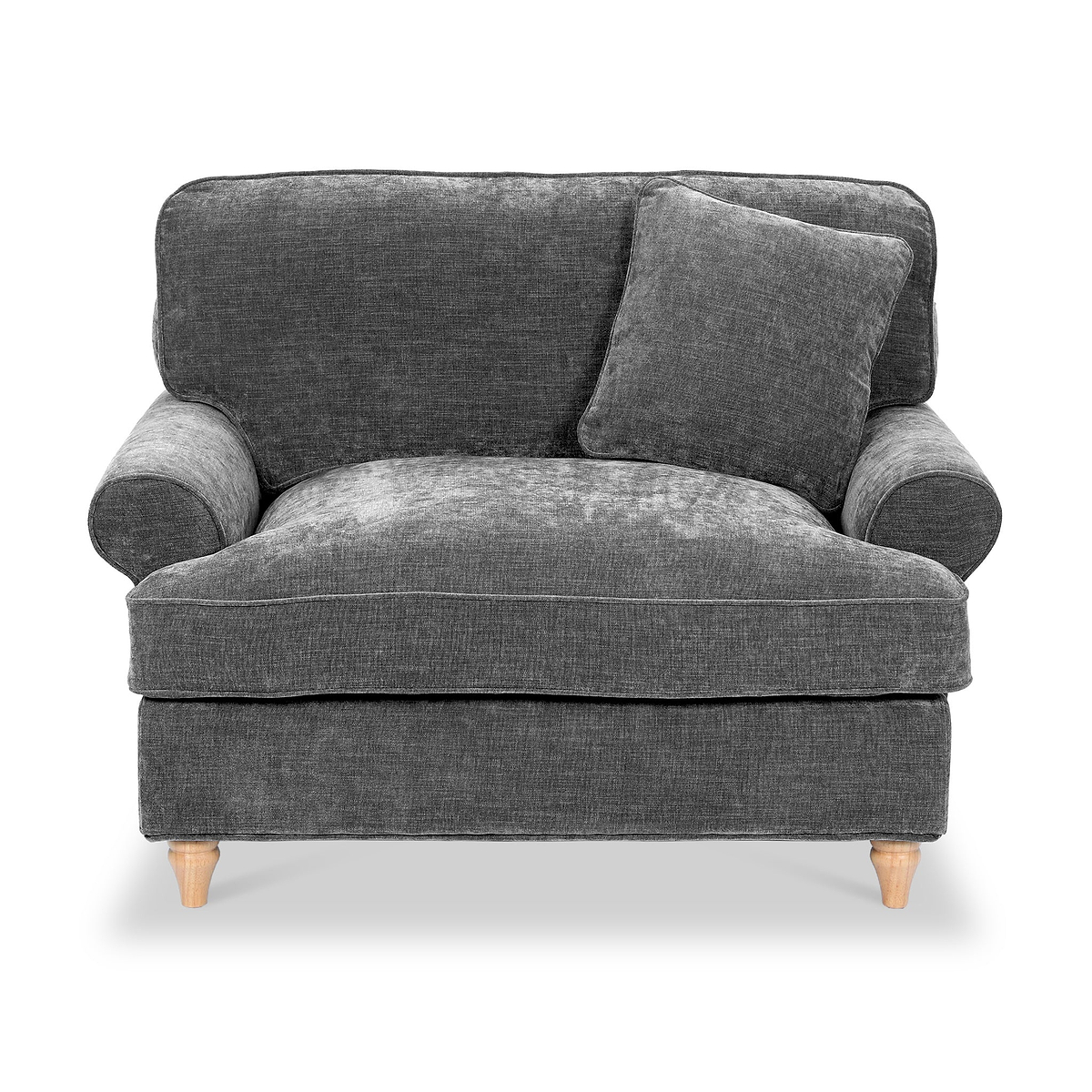 Alfie Snuggle Chair Charcoal from Roseland Furniture