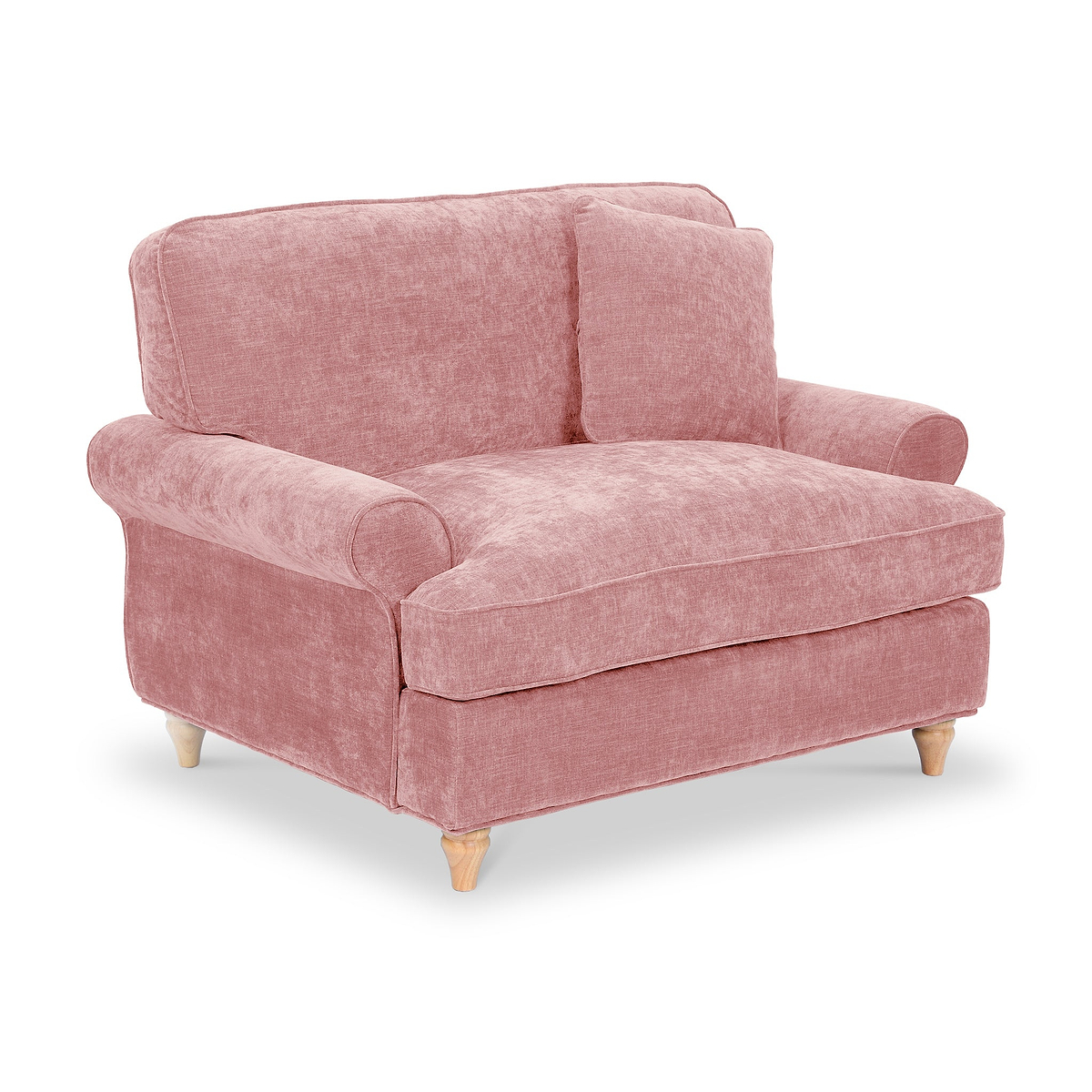 Alfie Snuggle Chair Blush from Roseland Furniture