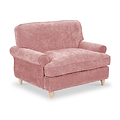 Alfie Snuggle Chair Blush from Roseland Furniture