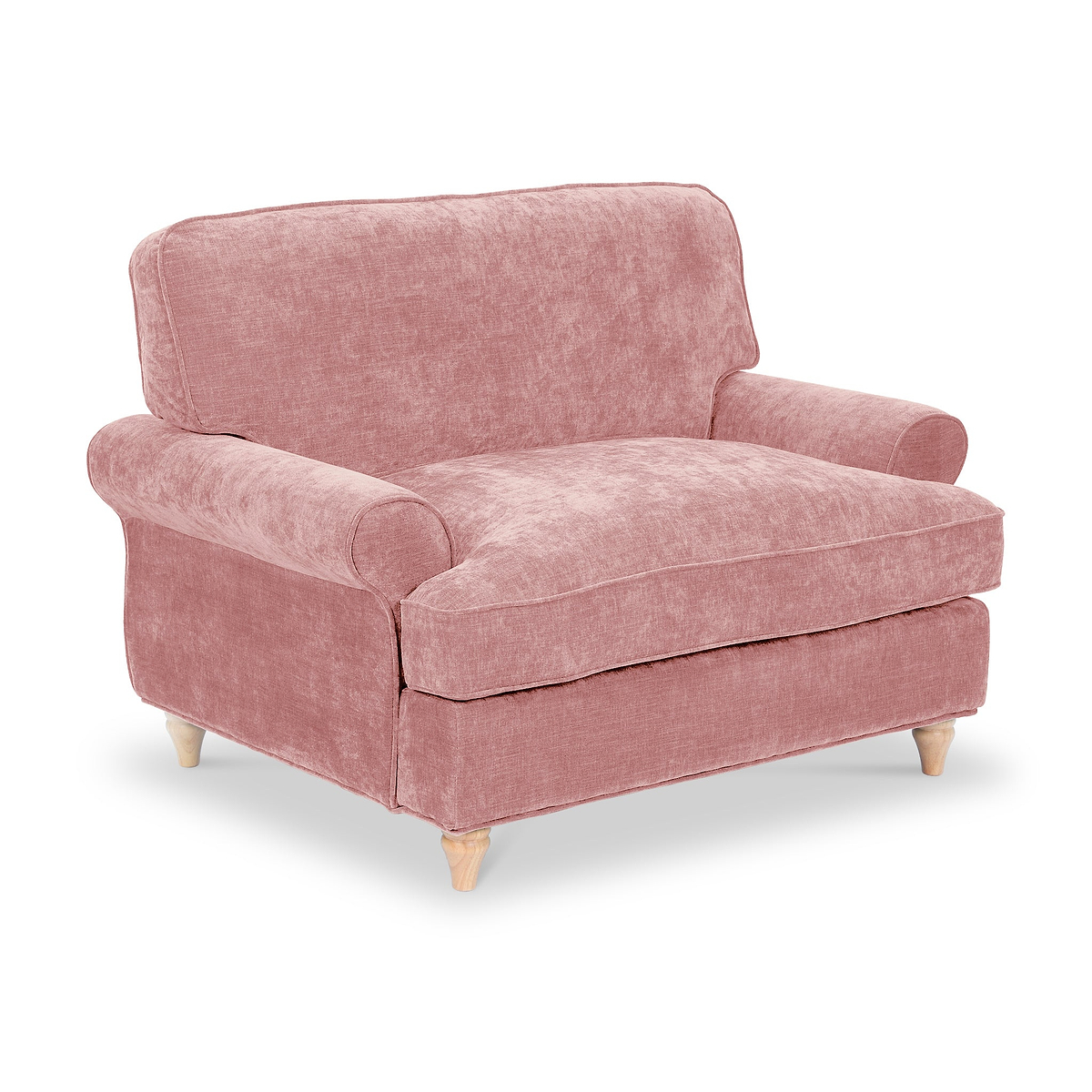 Alfie Snuggle Chair Blush from Roseland Furniture