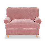 Alfie Snuggle Chair Blush from Roseland Furniture