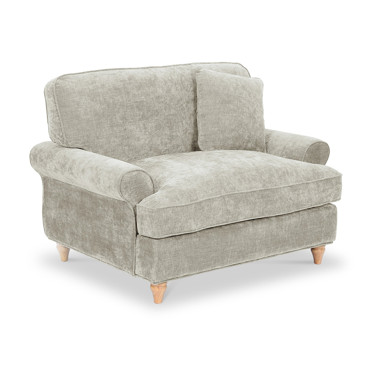 Alfie Snuggle Chair Mink from Roseland Furniture