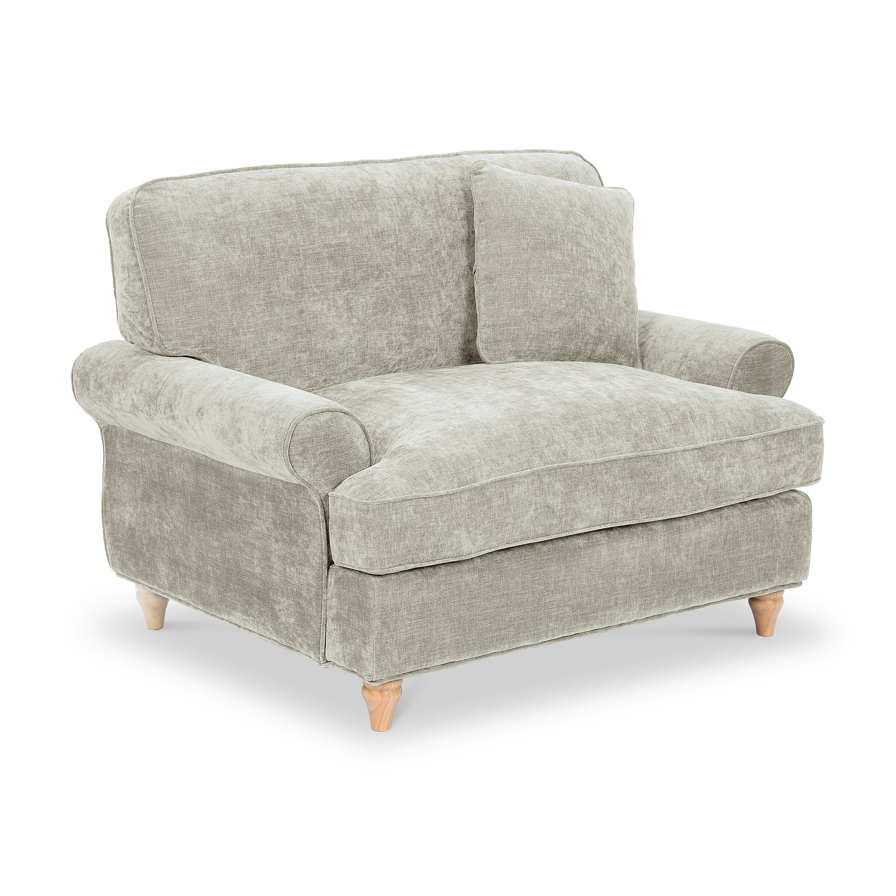 Alfie Snuggle Chair Mink from Roseland Furniture