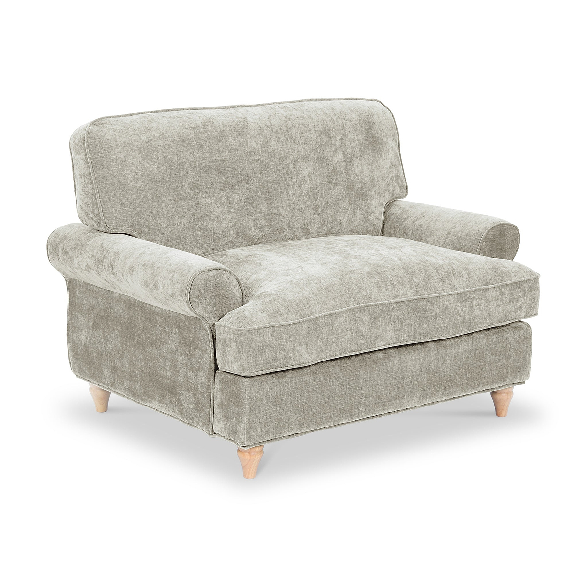 Alfie Snuggle Chair Mink from Roseland Furniture