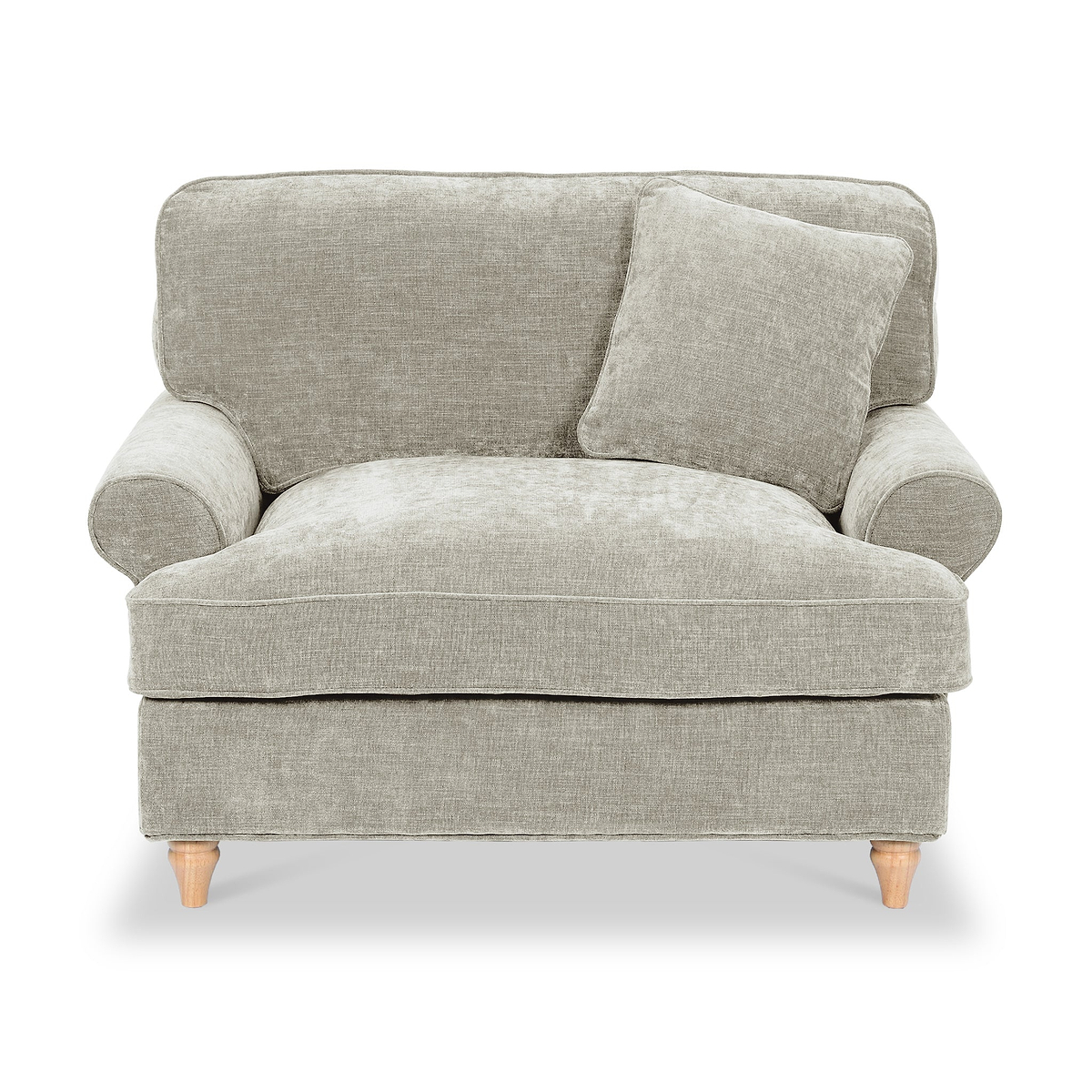 Alfie Snuggle Chair Mink from Roseland Furniture