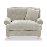 Alfie Snuggle Chair Mink from Roseland Furniture