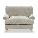 Alfie Snuggle Chair Mink from Roseland Furniture