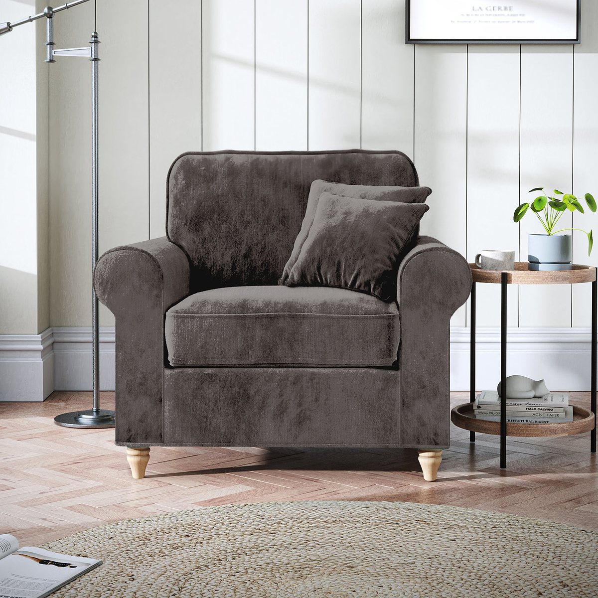 Archie Armchair Espresso from Roseland Furniture