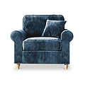 Archie Armchair Navy from Roseland Furniture
