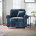 Archie Armchair Navy from Roseland Furniture