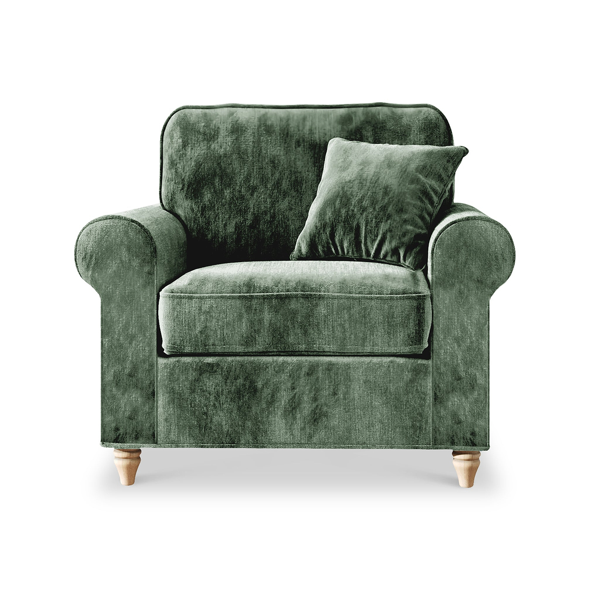 Archie Armchair Moss Green from Roseland Furniture