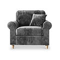 Archie Armchair Charcoal from Roseland Furniture