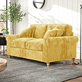 Archie Gold 2 Seater Sofa from Roseland Furniture