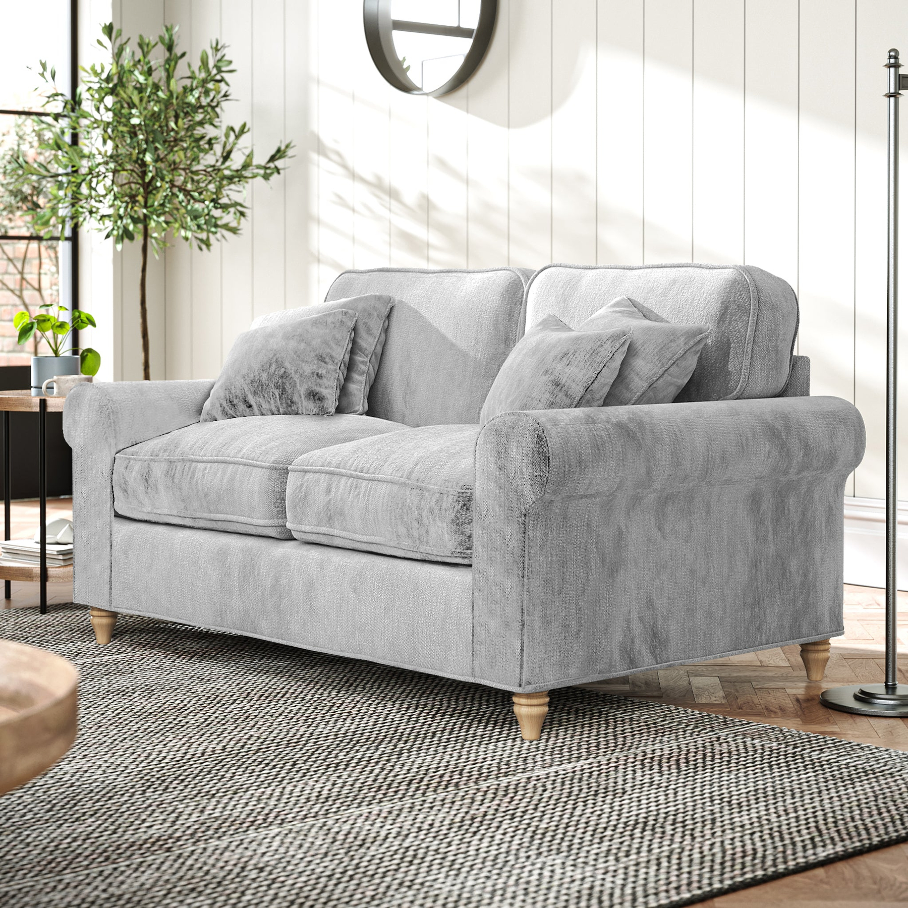 Archie Ice 2 Seater Sofa from Roseland Furniture