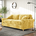 Archie 3 Seat Sofa Gold from Roseland Furniture