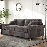 Archie 3 Seat Sofa Espresso from Roseland Furniture