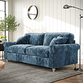 Archie 3 Seat Sofa Navy from Roseland Furniture