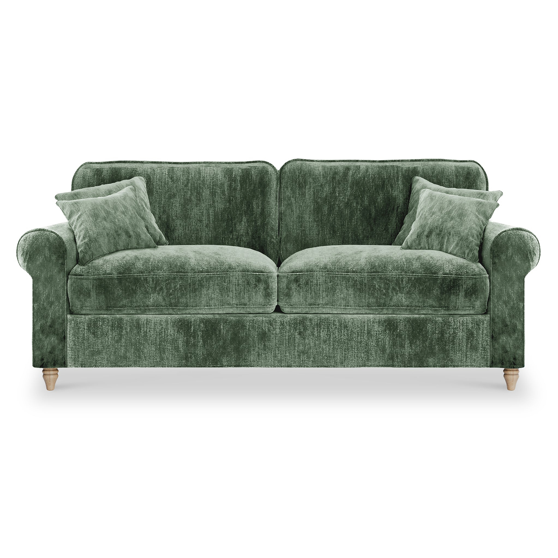 Archie Moss Green 3 Seater Sofa from Roseland Furniture