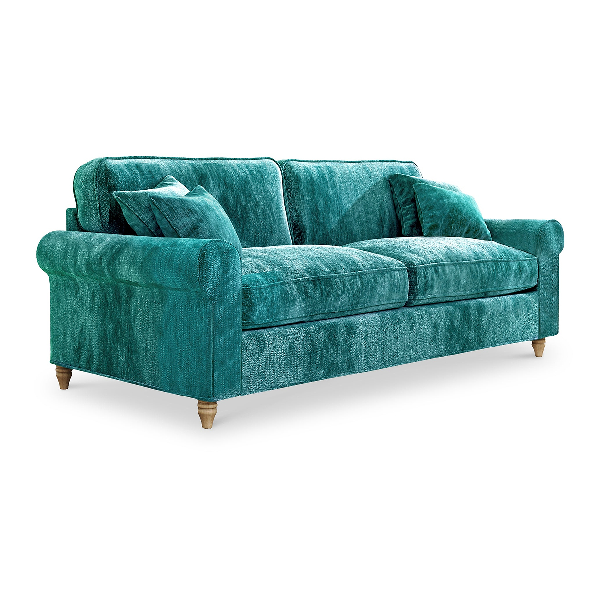 Archie 4 Seat Sofa Emerald from Roseland Furniture