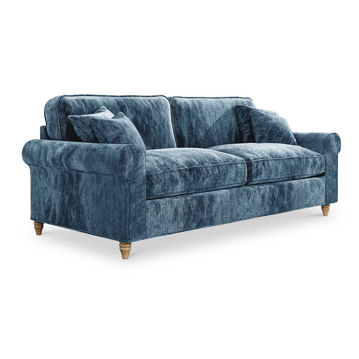 Archie 4 Seat Sofa Navy from Roseland Furniture