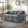 Archie 4 Seat Sofa Charcoal from Roseland Furniture