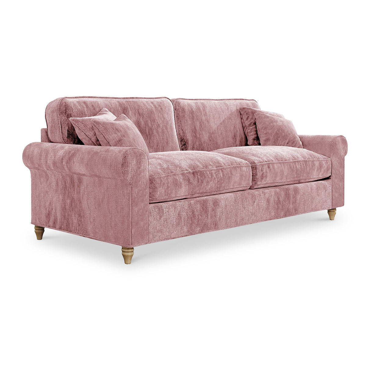 Archie 4 Seat Sofa Blush from Roseland Furniture