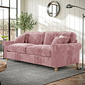 Archie 4 Seat Sofa Blush from Roseland Furniture