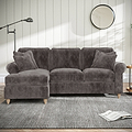 Archie Chaise Sofa LH Espresso from Roseland Furniture