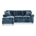 Archie Navy LH Chaise Sofa from Roseland Furniture