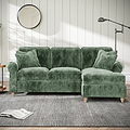 Archie Chaise Sofa RH Moss Green from Roseland Furniture