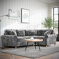 Archie Corner Sofa RH Charcoal from Roseland Furniture