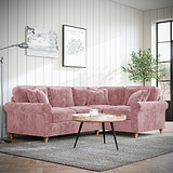 Archie Corner Sofa RH Blush from Roseland Furniture