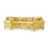 Archie Gold LH Corner Sofa from Roseland Furniture