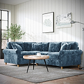 Archie Corner Sofa LH Navy from Roseland Furniture