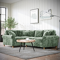 Archie Corner Sofa LH Moss Green from Roseland Furniture