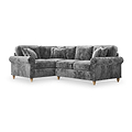 Archie Charcoal LH Corner Sofa from Roseland Furniture