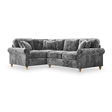 Archie Charcoal LH Corner Sofa from Roseland Furniture