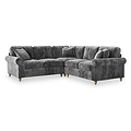 Archie Charcoal Large Corner Sofa from Roseland Furniture