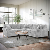 Archie Large Corner Sofa Ice from Roseland Furniture