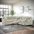 Archie Large Corner Sofa Mink from Roseland Furniture