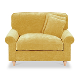 Archie Snuggle Chair Gold from Roseland Furniture