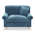 Archie Snuggle Chair Navy from Roseland Furniture
