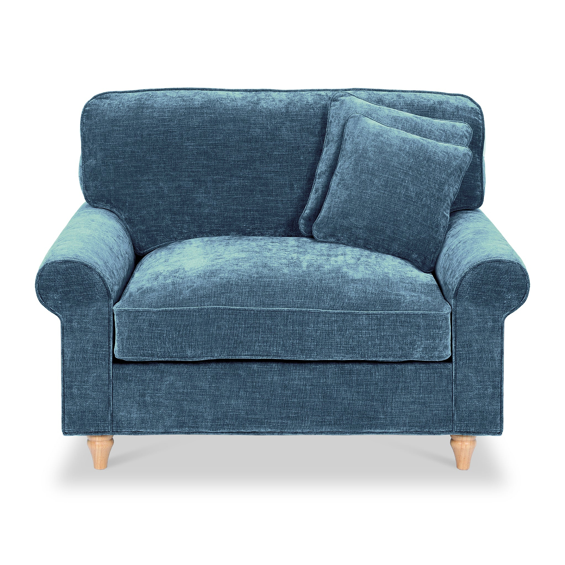 Archie Snuggle Chair Navy from Roseland Furniture
