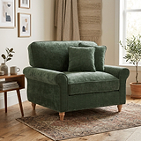 Archie Moss Green Snuggle Chair from Roseland Furniture
