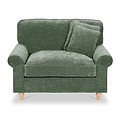 Archie Snuggle Chair Moss Green from Roseland Furniture