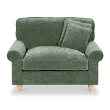 Archie Snuggle Chair Moss Green from Roseland Furniture