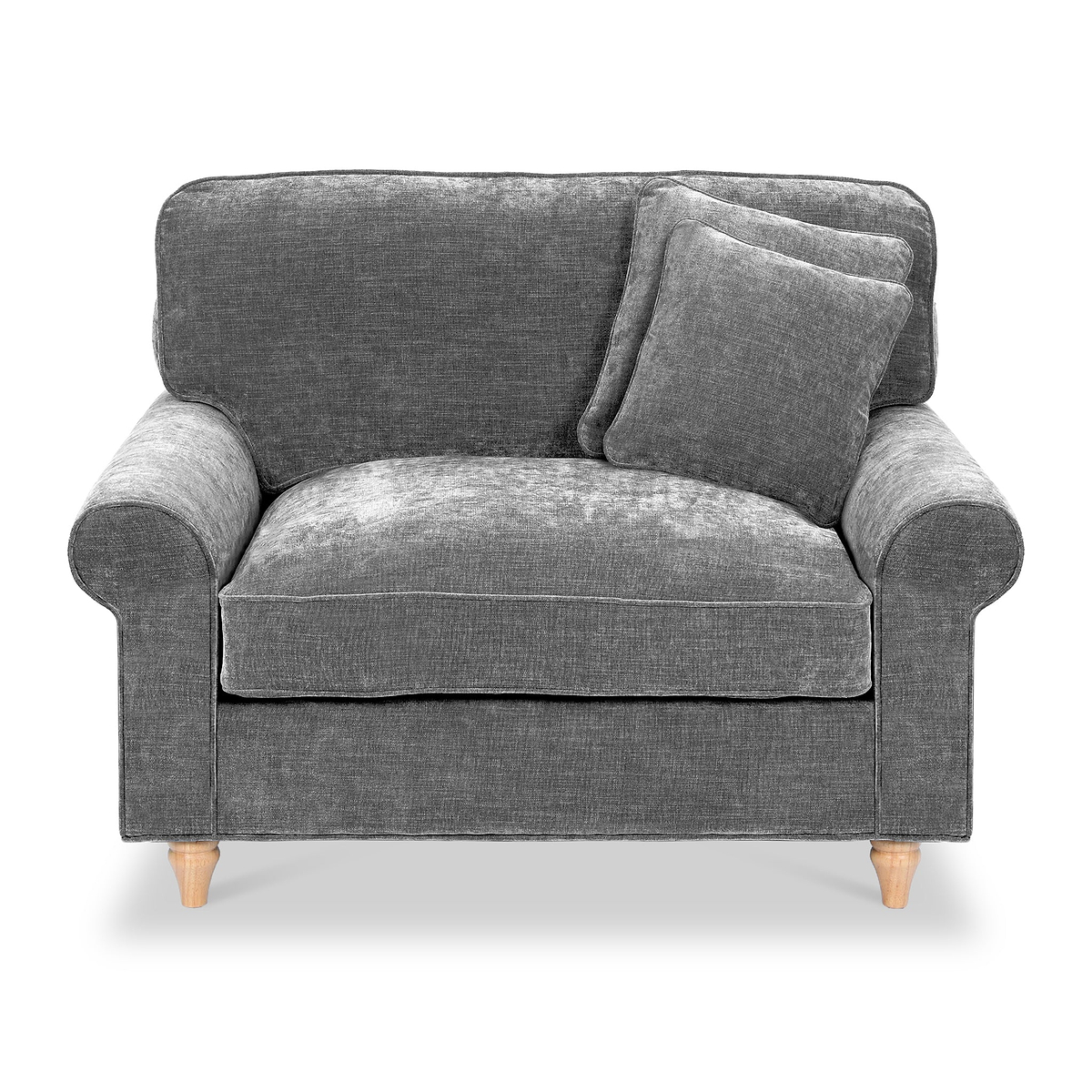 Archie Snuggle Chair Charcoal from Roseland Furniture