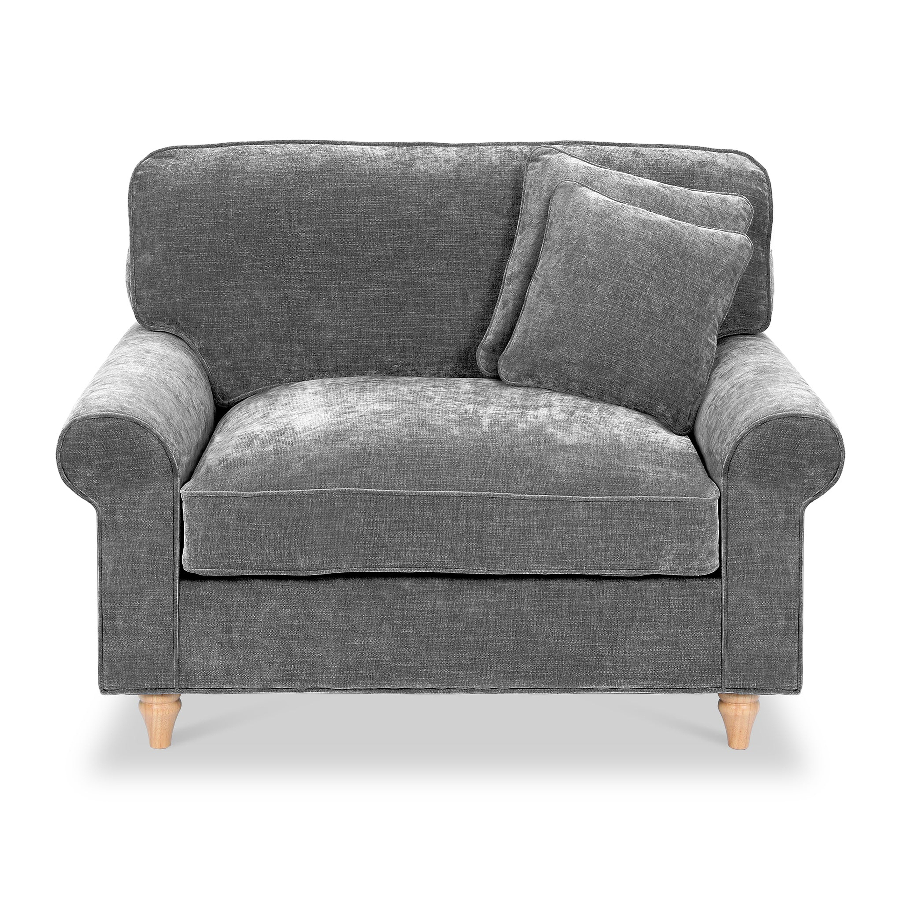 Archie Snuggle Chair Charcoal from Roseland Furniture
