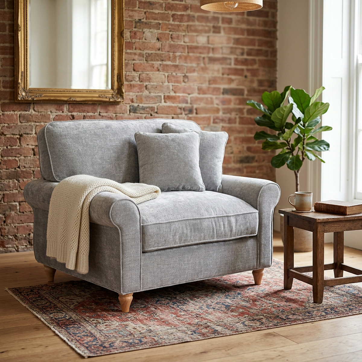 Archie Ice Snuggle Chair from Roseland Furniture